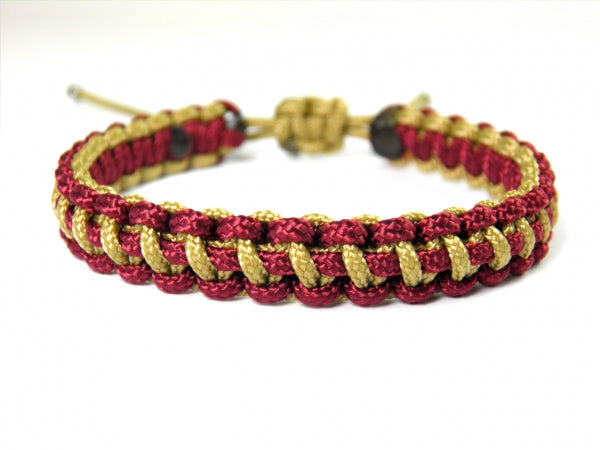 Paracord Armband Verstellbar-Teamfarben oder nach Wunsch- Paracord Typ 1