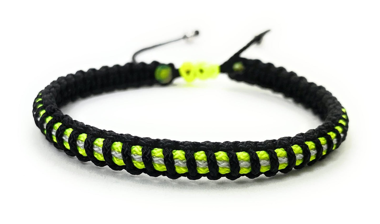 HanseCharms-Paracord Firefighter Armband-Verstellbar- Micro Cord Feuerwehr Armband