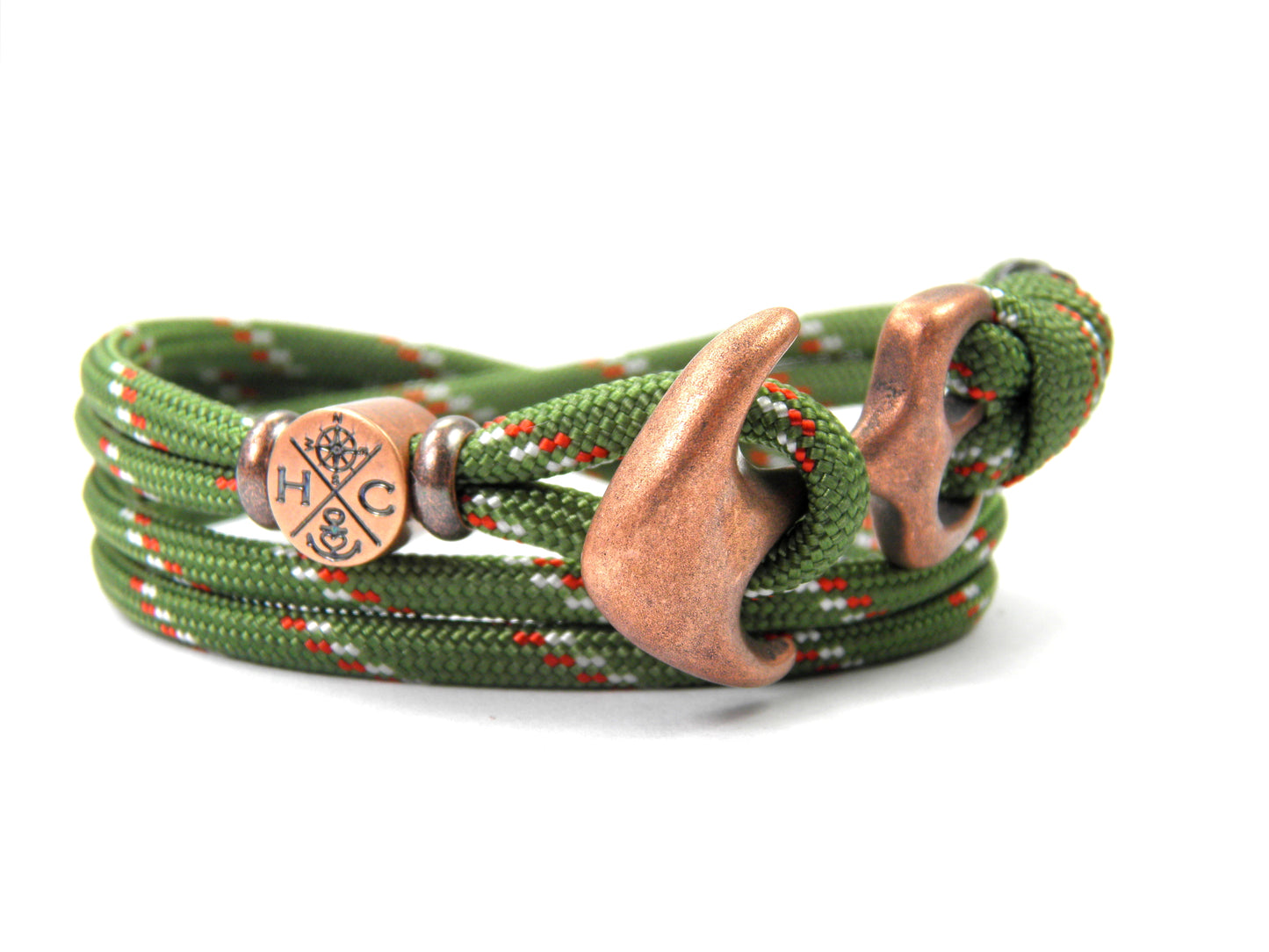 Maritimes Surfer Edelstahl Anker Armband-US Paracord III-Verstellbar-Unisex-Frauen, u. Männer Armband-Geschenk-Boy Scout