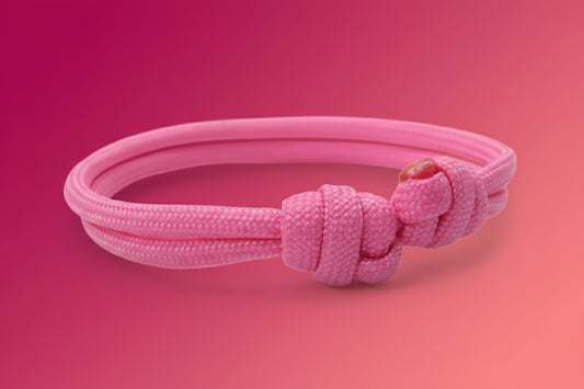 Paracord Surfer Armband-verstellbar-Maritimes Armband-Bubble Gum