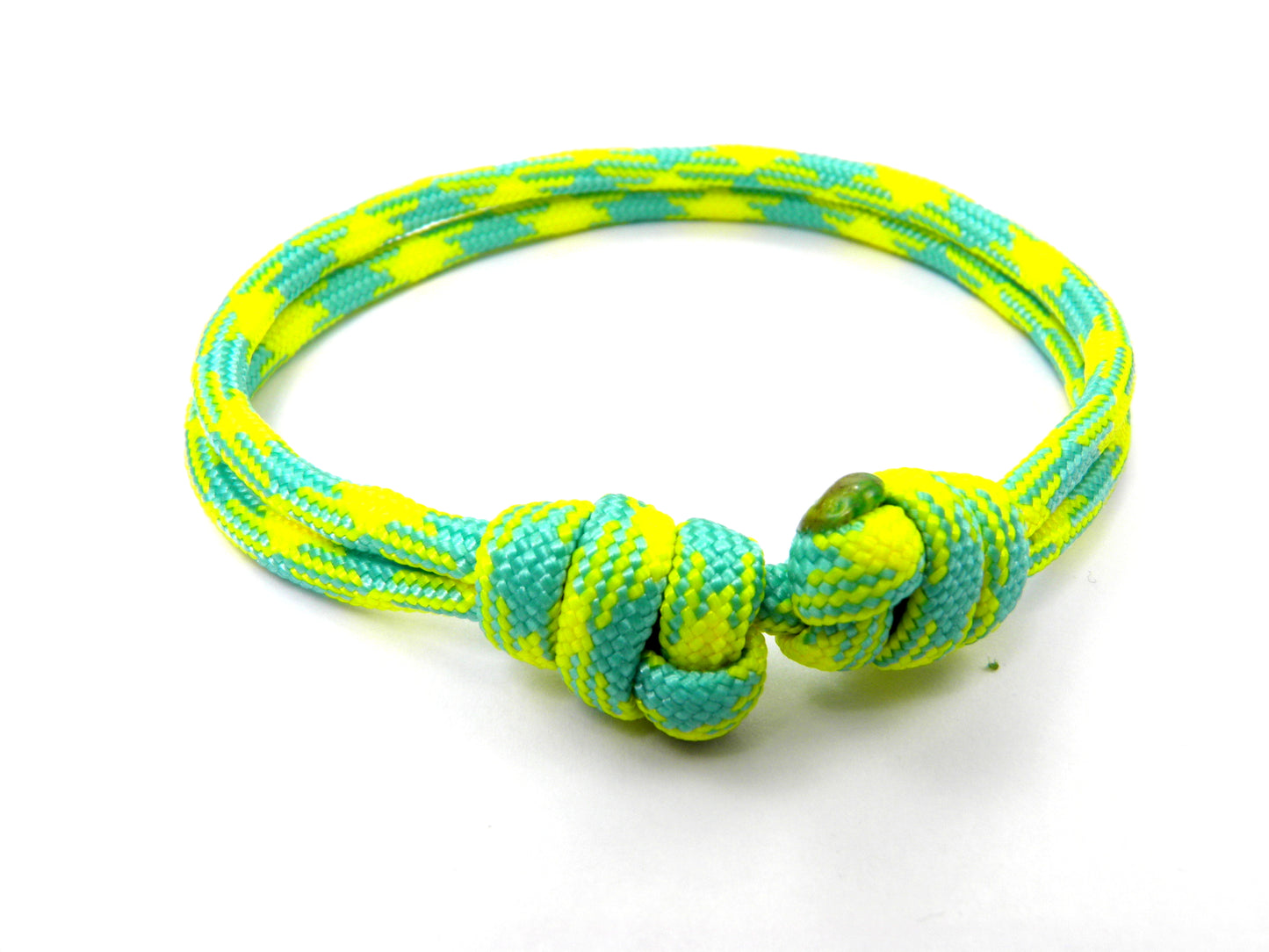 Paracord Surfer Armband-verstellbar-Maritimes Armband-Dayglow