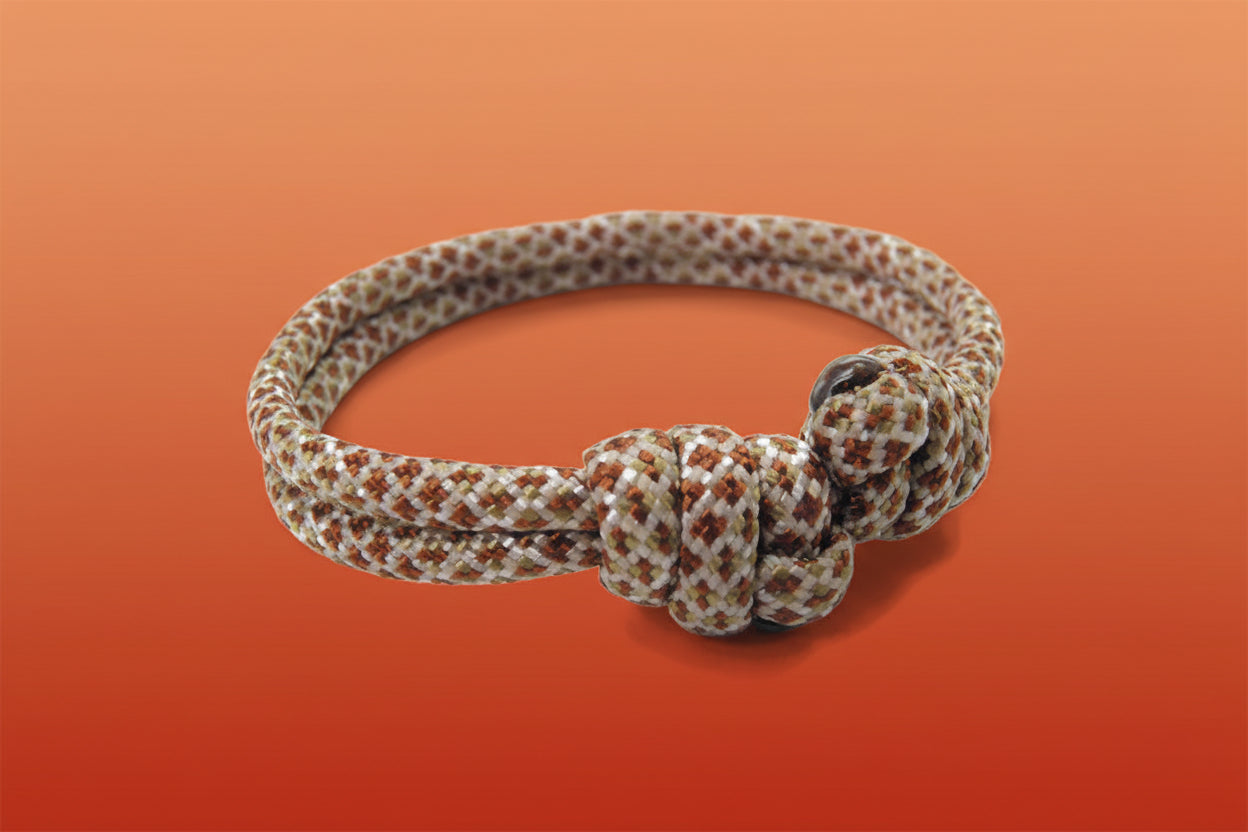 Paracord Surfer Armband-verstellbar-Maritimes Armband-Desert Sand