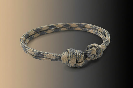 Paracord Surfer Armband-verstellbar-Maritimes Armband-Dessert Sand