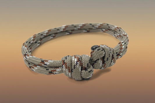 Paracord Surfer Armband-verstellbar-Maritimes Armband-Dessert Camo