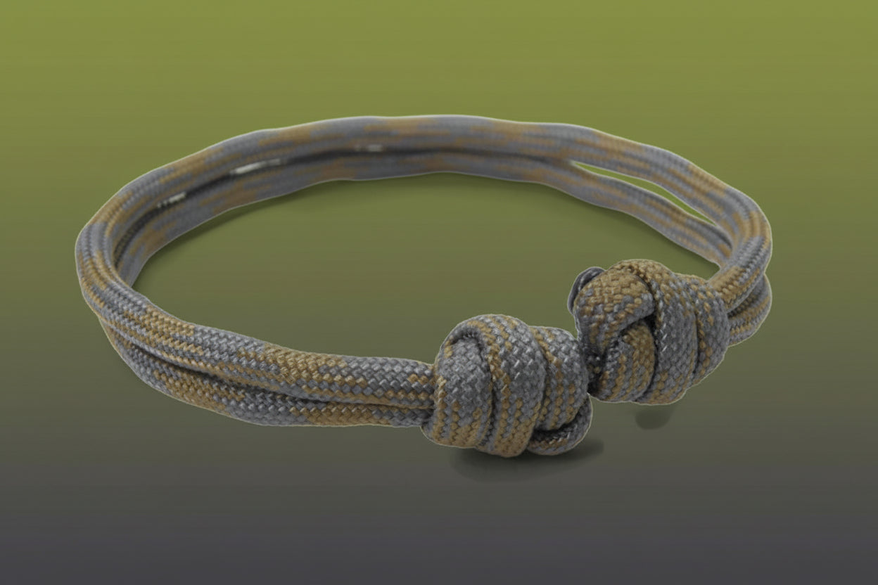 Paracord Surfer Armband-verstellbar-Maritimes Armband-Dessert Foliage