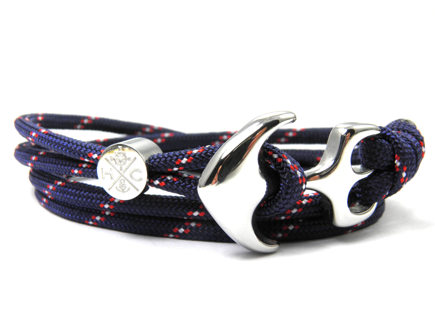 Maritimes Surfer Edelstahl Anker Armband-US Paracord III-Verstellbar-Unisex-Frauen, u. Männer Armband-Geschenk-Dutch Marina