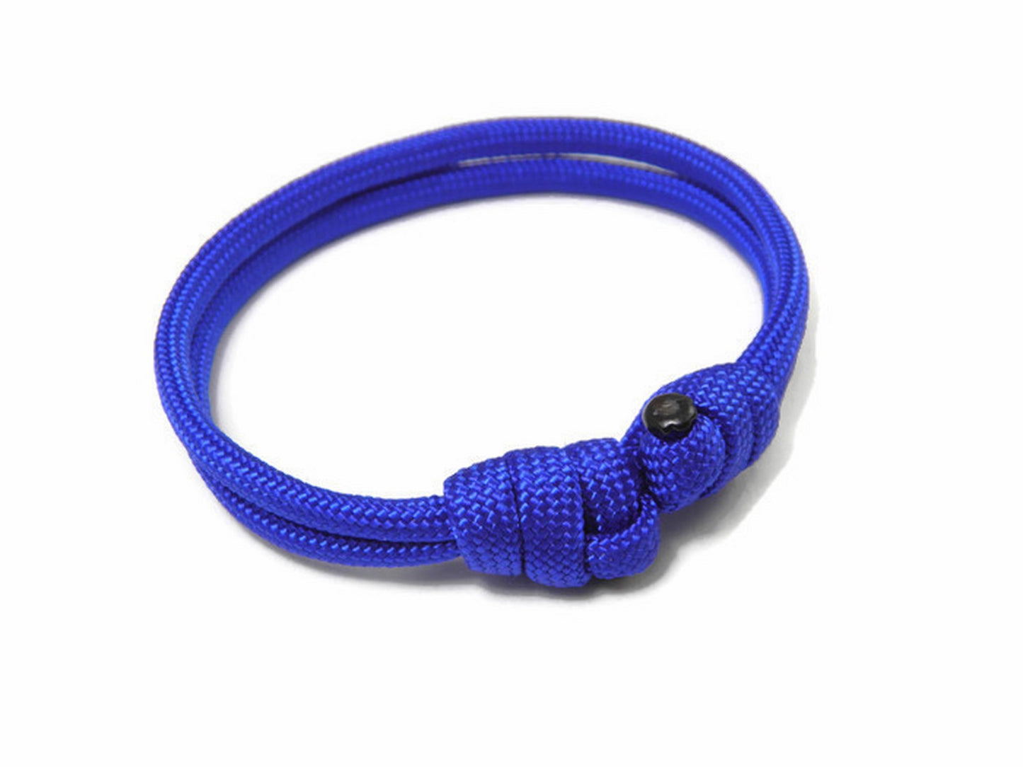 Paracord Surfer Armband-verstellbar-Maritimes Armband-Electric Blue