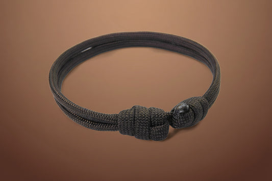Paracord Surfer Armband-verstellbar-Maritimes Armband-Espresso Brown