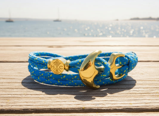 Maritimes Surfer Edelstahl Anker Armband-US Paracord III-Verstellbar-Unisex-Frauen, u. Männer Armband-Geschenk-Fireflies