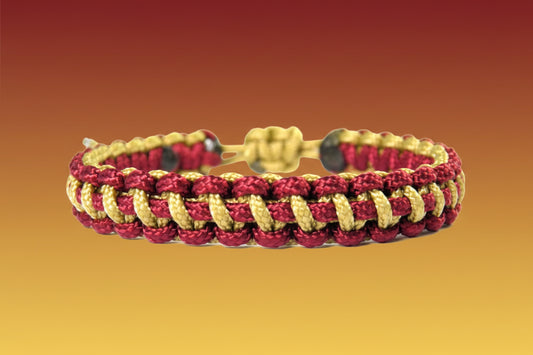 Paracord Armband Verstellbar-Teamfarben oder nach Wunsch- Paracord Typ 1