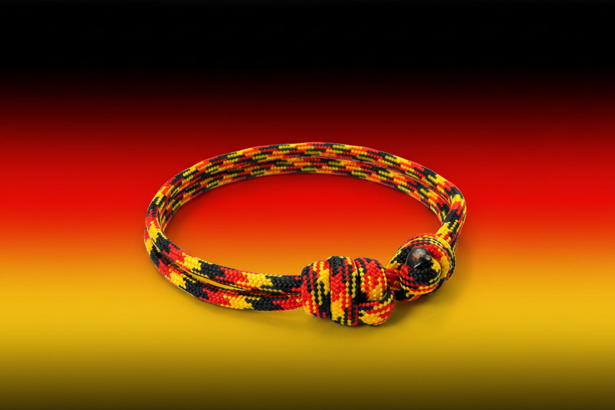 Paracord Surfer Armband verstellbar – Maritimes Armband German Pride WM26
