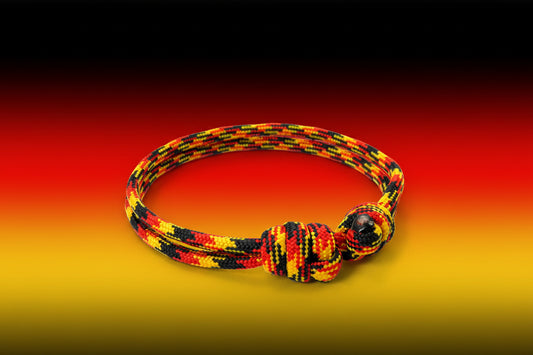 Paracord Surfer Armband verstellbar – Maritimes Armband German Pride WM26
