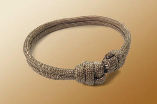 Paracord Surfer Armband-verstellbar-Maritimes Armband-Golden Brown