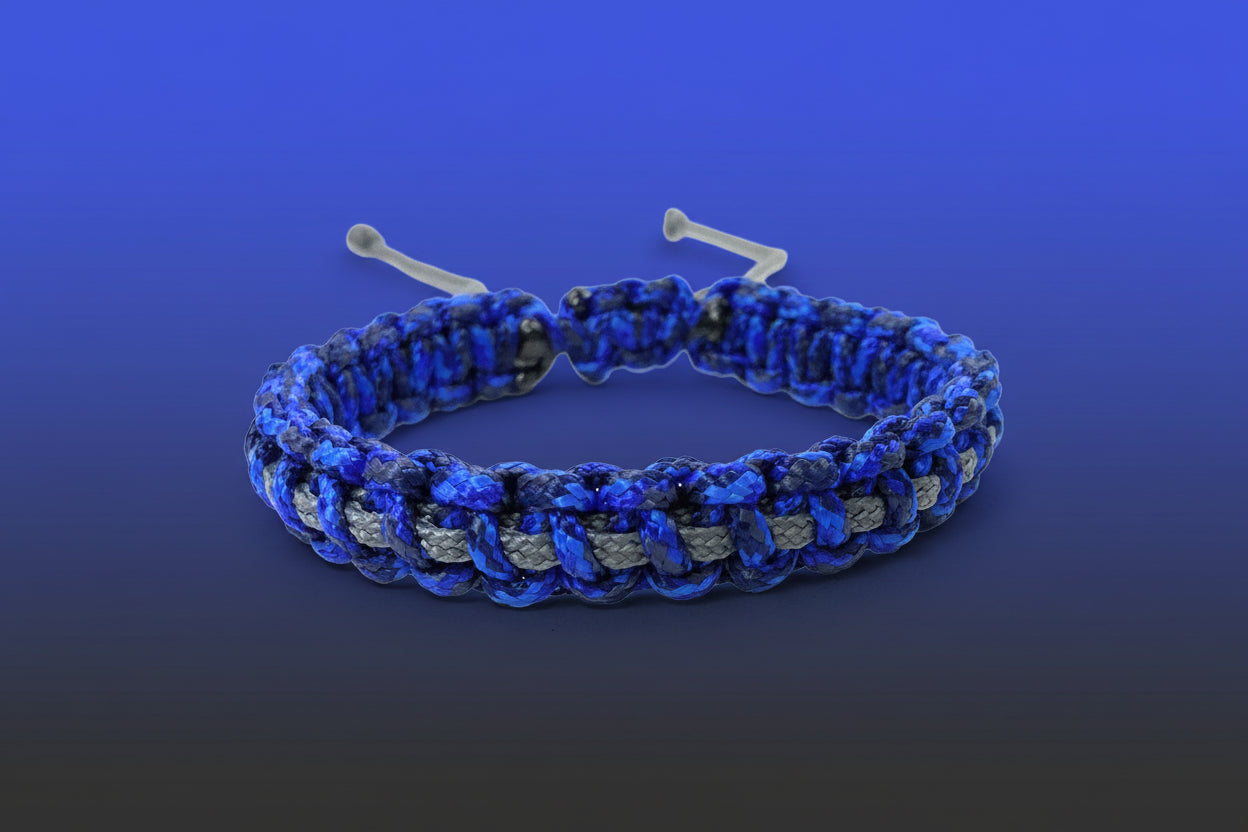 Paracord Armband Verstellbar-Teamfarben oder nach Wunsch- Paracord Typ 1
