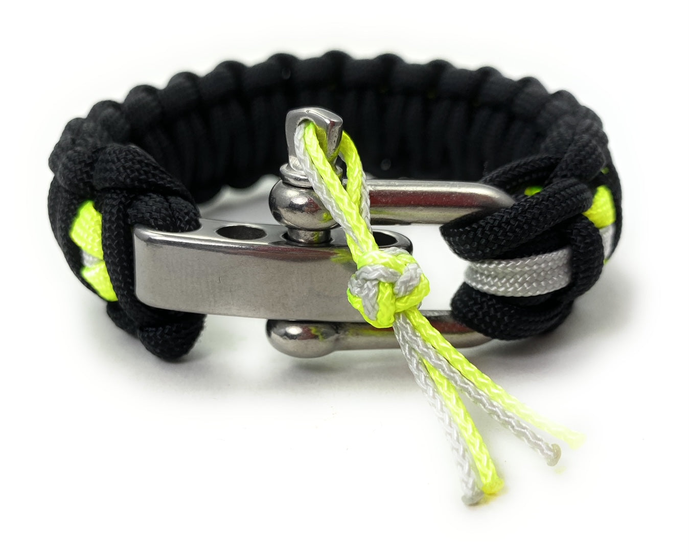 Paracord Armband-Firefighter-Feuerwehr-Männer Armband-Frauen Armband-Black