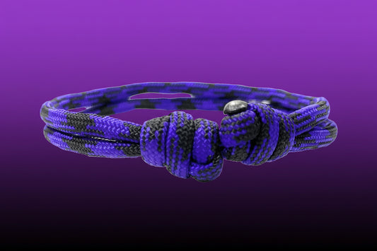 Paracord Surfer Armband-verstellbar-Maritimes Armband-Blackberry
