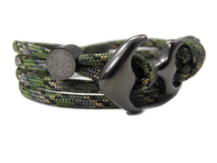 Maritimes Surfer Edelstahl Anker Armband-US Paracord III-Verstellbar-Unisex-Frauen, u. Männer Armband-Geschenk-Jagger