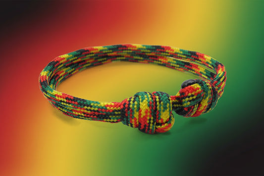 Paracord Surfer Armband-verstellbar-Maritimes Armband-Jamaican