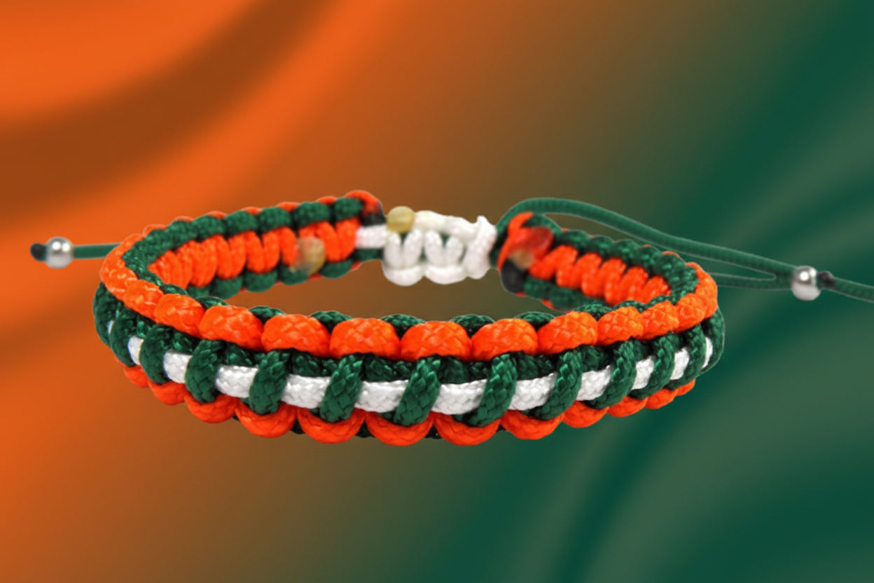 Paracord Armband Verstellbar-Teamfarben oder nach Wunsch- Paracord Typ 1