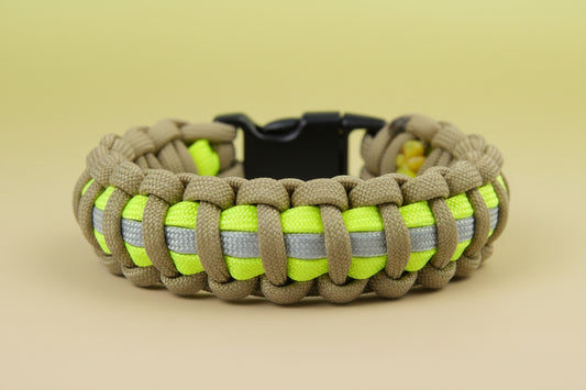 Paracord Armband-Firefighter-Feuerwehr-Männer Armband-Frauen Armband-Tan 380