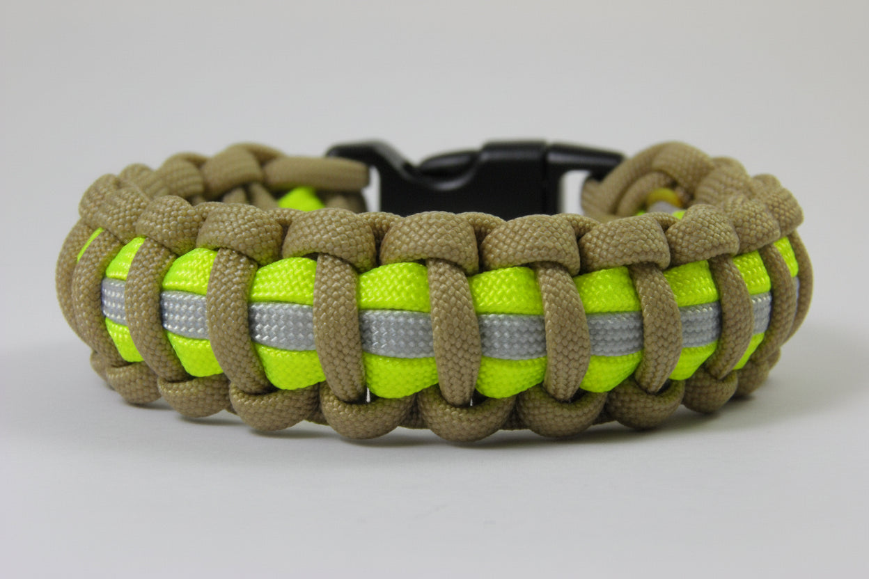 Paracord Armband-Firefighter-Feuerwehr-Männer Armband-Frauen Armband-Tan 380