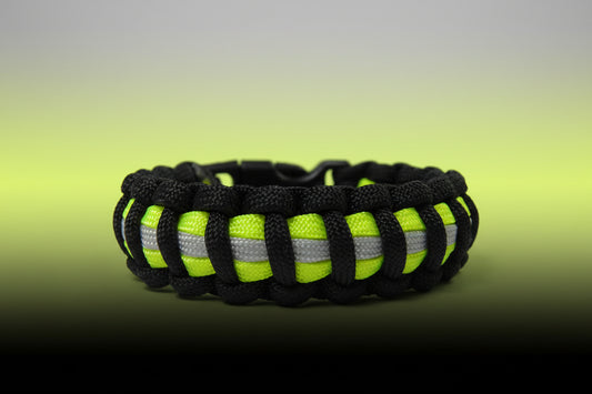 Paracord Armband-Firefighter-Feuerwehr-Männer Armband-Frauen Armband-Schwarz