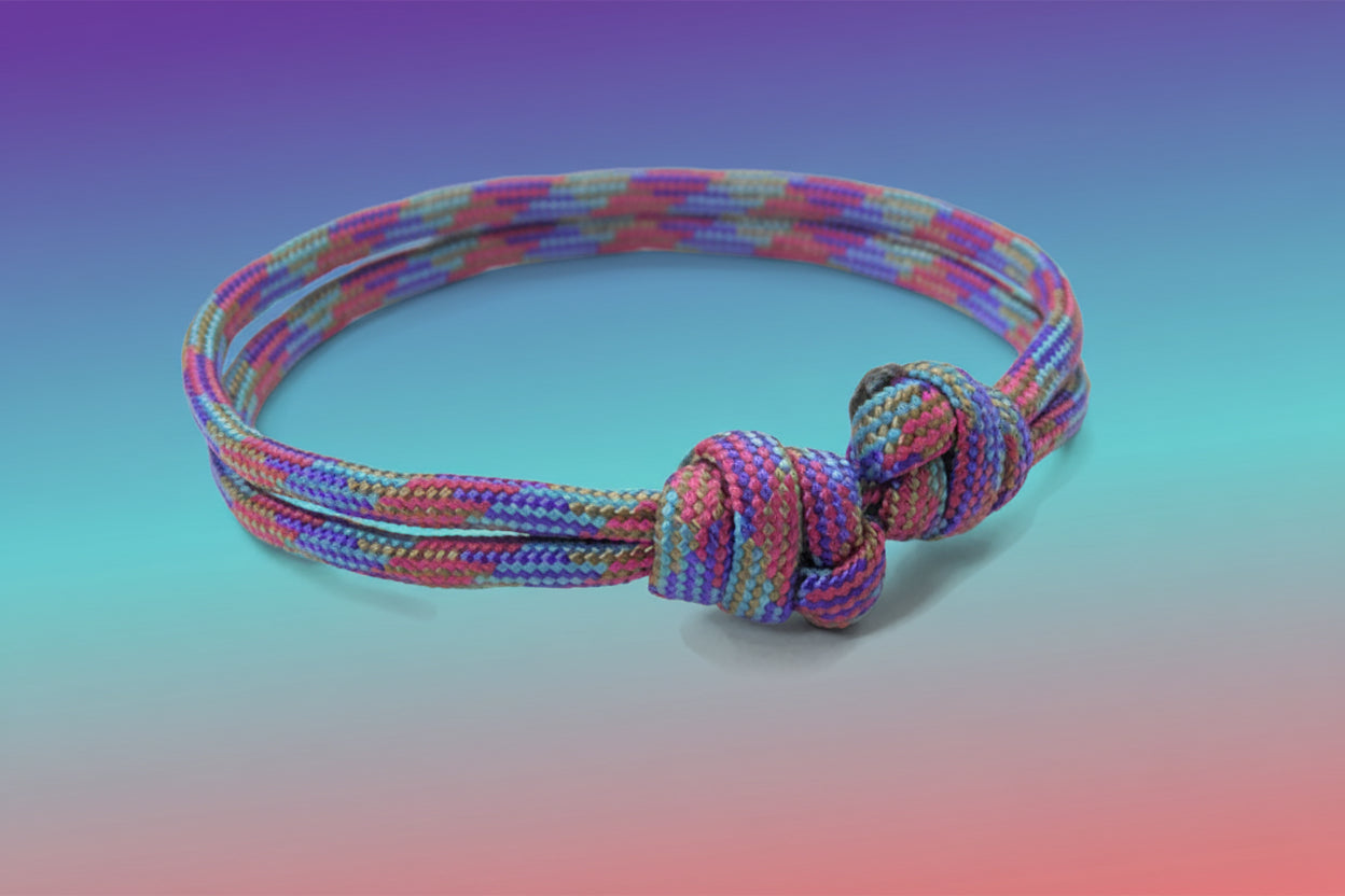 Paracord Surfer Armband-verstellbar-Maritimes Armband-Peruvian Manta