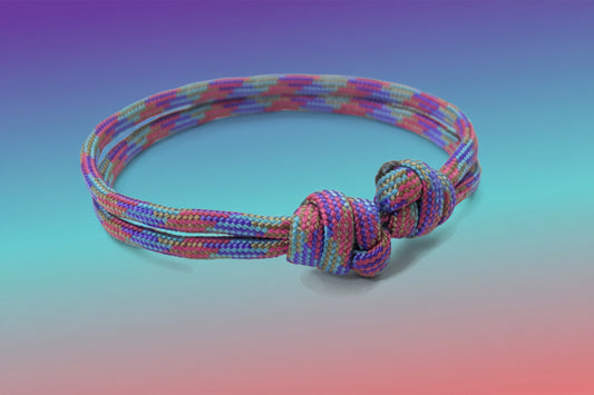 Paracord Surfer Armband-verstellbar-Maritimes Armband-Peruvian Manta