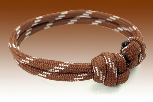 Paracord Surfer Armband-verstellbar-Maritimes Armband-Pigskin