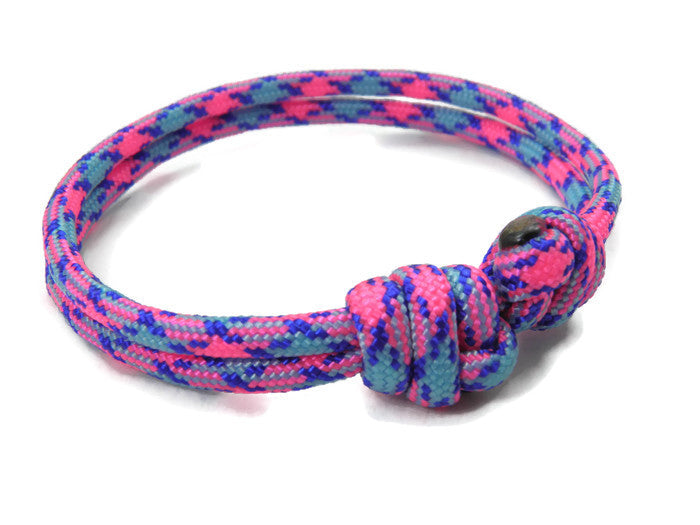 Paracord Surfer Armband-verstellbar-Maritimes Armband-Pixie Stix
