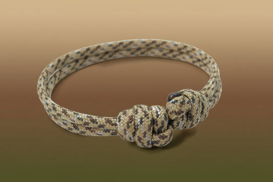 Paracord Surfer Armband-verstellbar-Maritimes Armband-Sand Camo