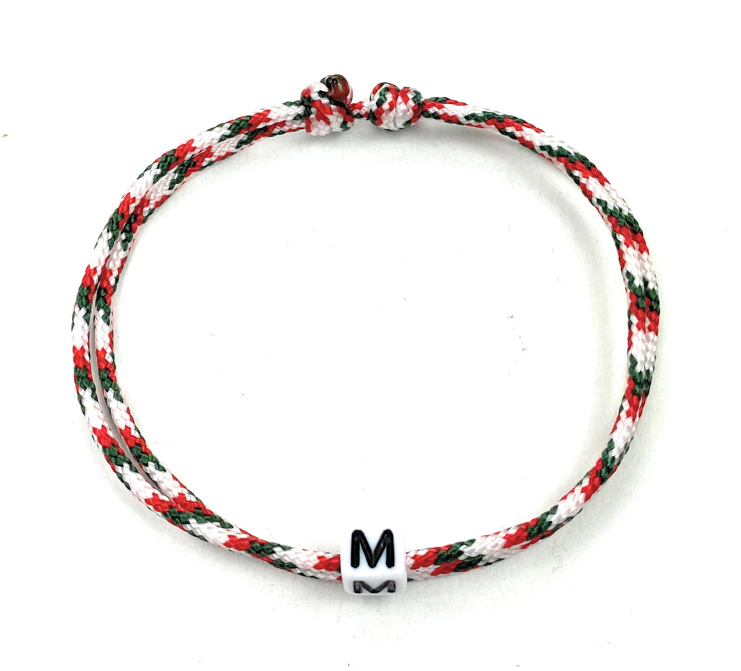 Freundschaftsarmband mit Buchstabe, Surfer Buchstaben Armband, Verstellbar, St. Nickv