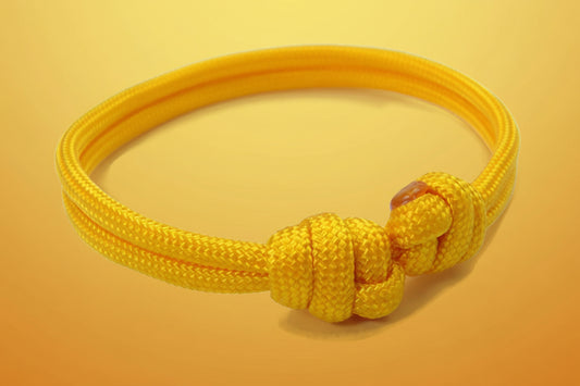 Paracord Surfer Armband-verstellbar-Maritimes Armband-Sunflower Gold