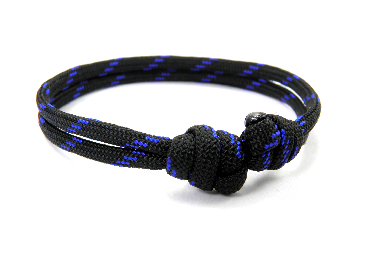 Paracord Surfer Armband-verstellbar-Maritimes Armband-Thin Blue Line