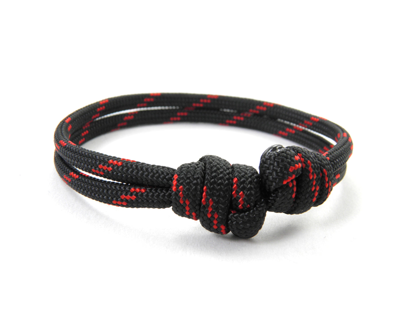 Paracord Surfer Armband-verstellbar-Maritimes Armband-Thin Red Line