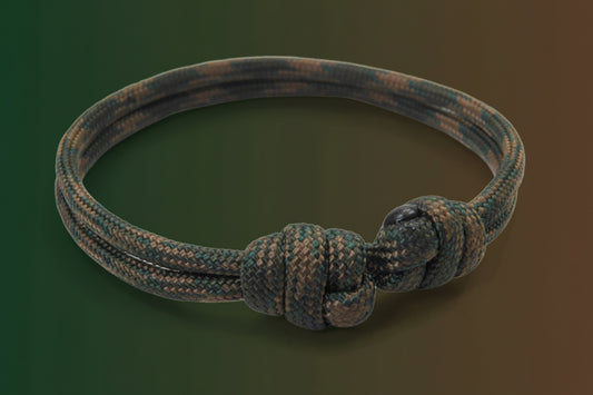 Paracord Surfer Armband-verstellbar-Maritimes Armband-Wetland
