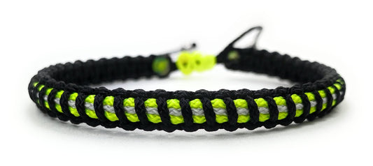 HanseCharms-Paracord Firefighter Armband-Verstellbar- Micro Cord Feuerwehr Armband